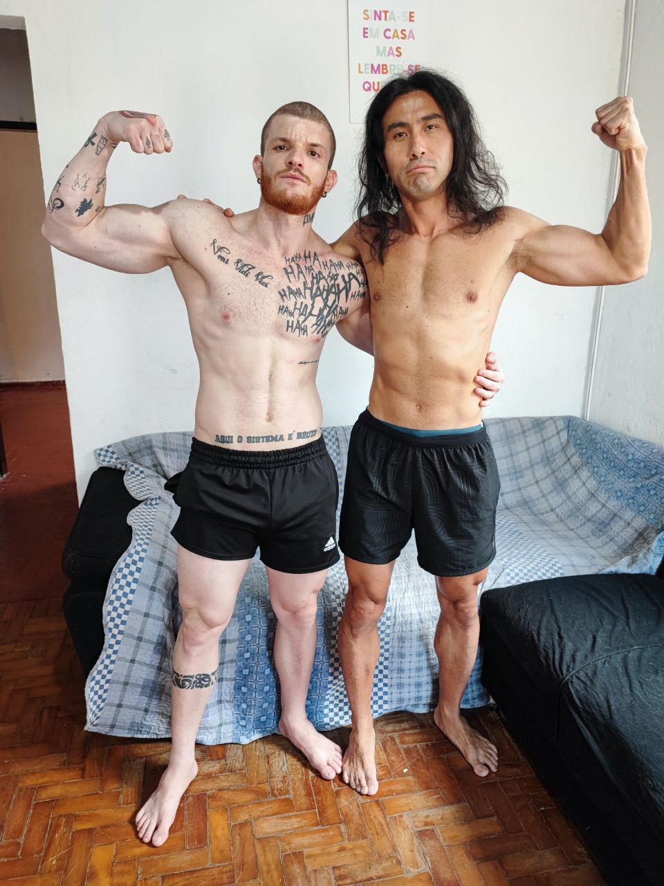 batendo uma com o japa