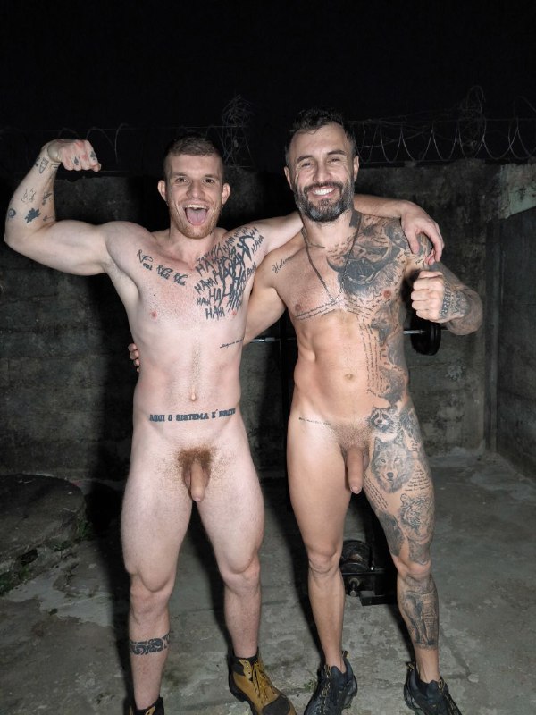 Brotheragem com Allan Guerra durante o treino