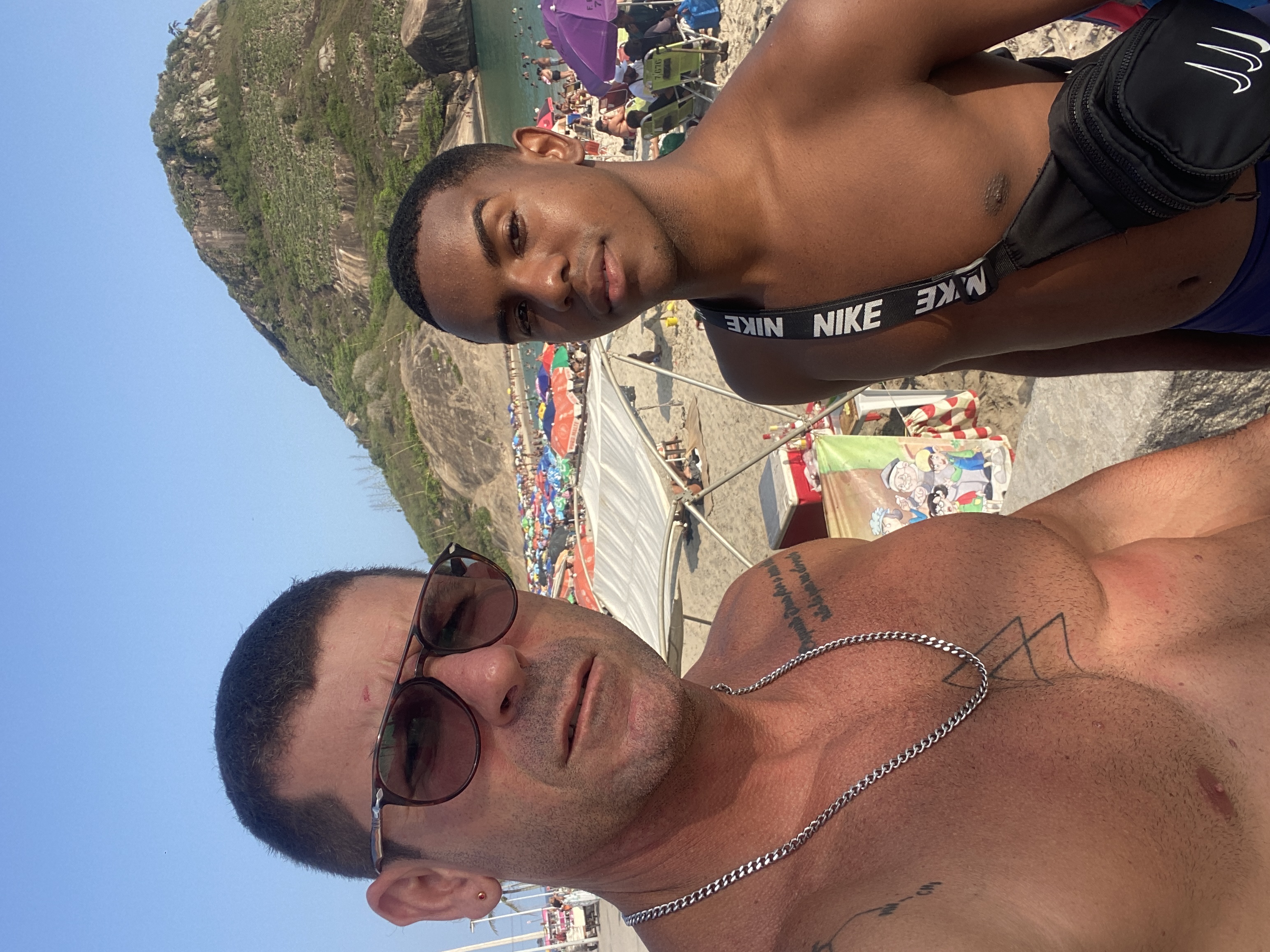 Pegando o novinho depois da praia