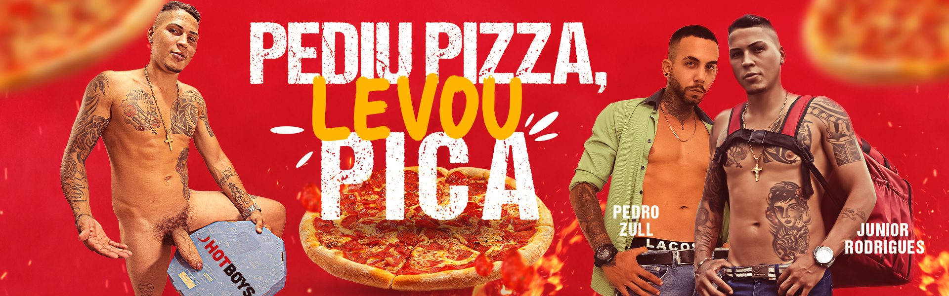 Pediu pizza, levou pica - Junior Rodrigues e Pedro Zull