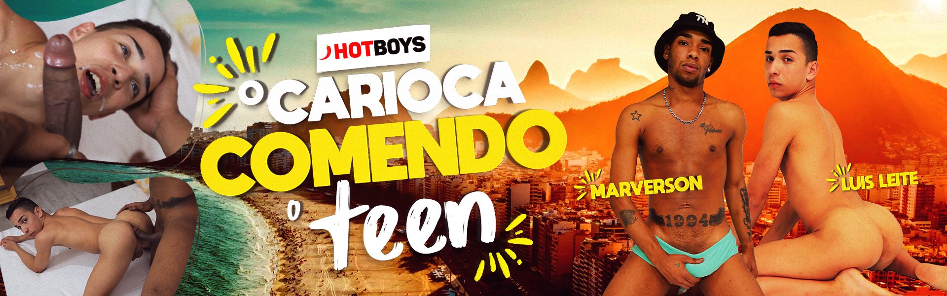 O carioca comendo o novato
