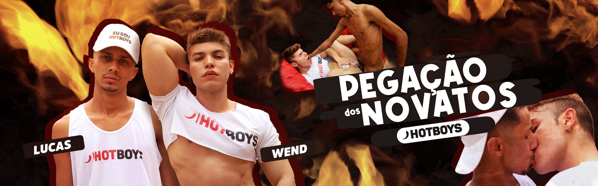 Pegação dos novatos - Lucas e Wend