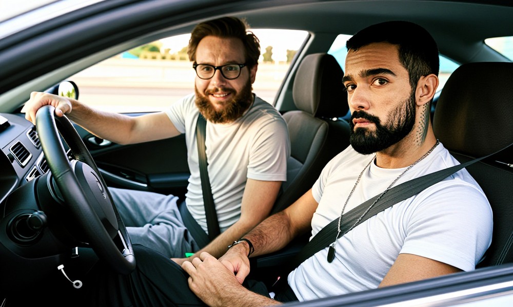 Botei o Motorista do uber pra mamar