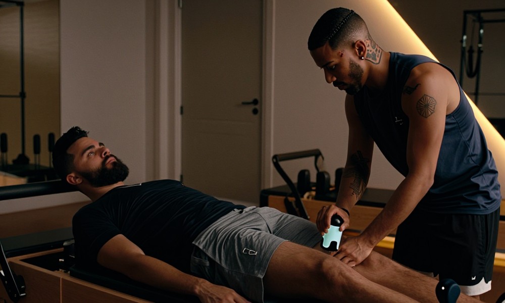O instrutor de pilates