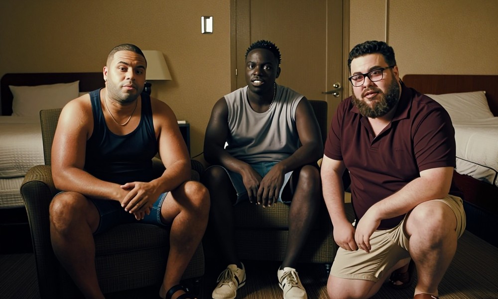 Traçando com dois no motel