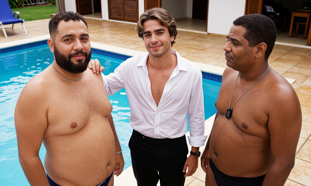 Mais piscina com bem mais tesão
