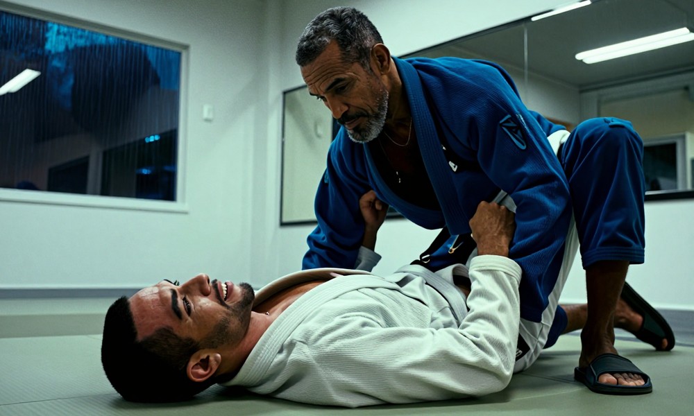 Casado, dei pro professor de jiu jitsu