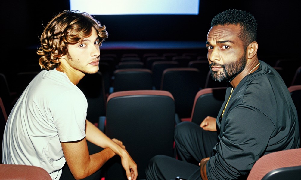 Arregaçaram o meu cu no escurinho do cinema
